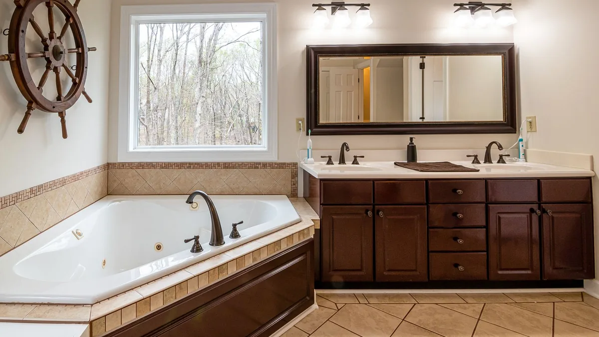 Bathtub removed for a tub to shower conversion in Newark, NJ